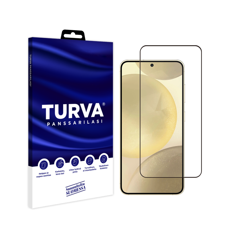 Samsung Galaxy S25 5G Turva panssarilasi&reg; koko n&auml;yt&ouml;lle