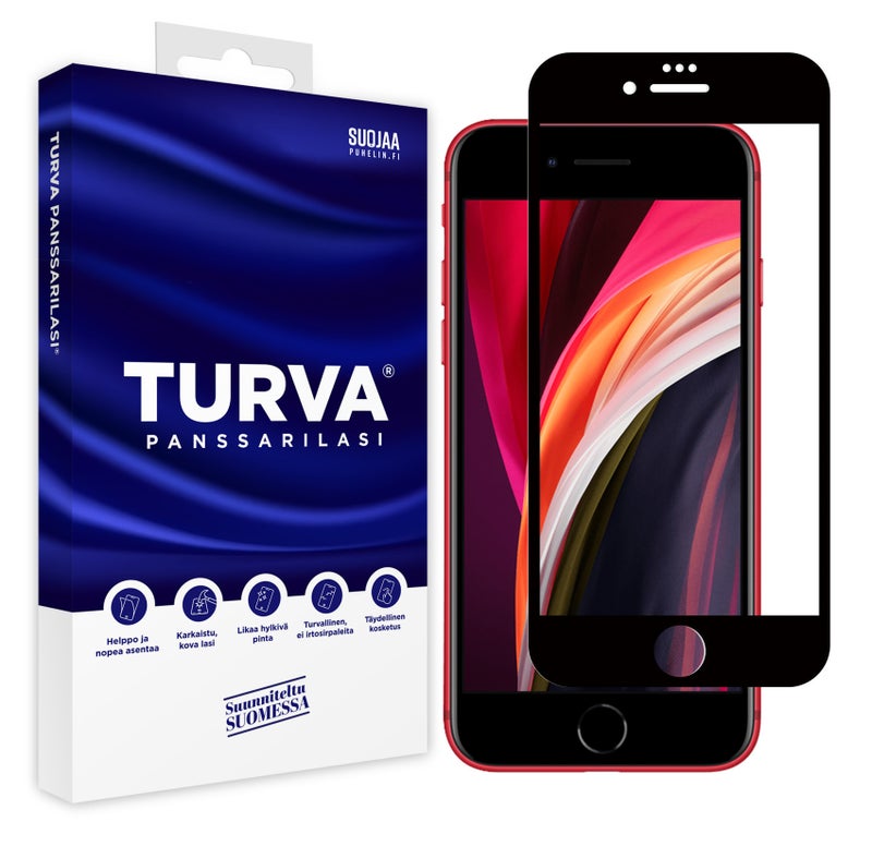 iPhone 7/8/SE (2020/2022) Turva panssarilasi&reg; koko n&auml;yt&ouml;lle